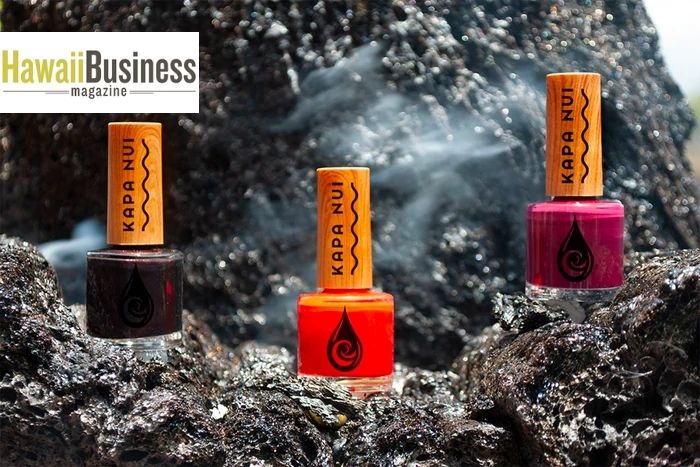 Nontoxic and Sustainably Created Nail Polish Products from the Big Island